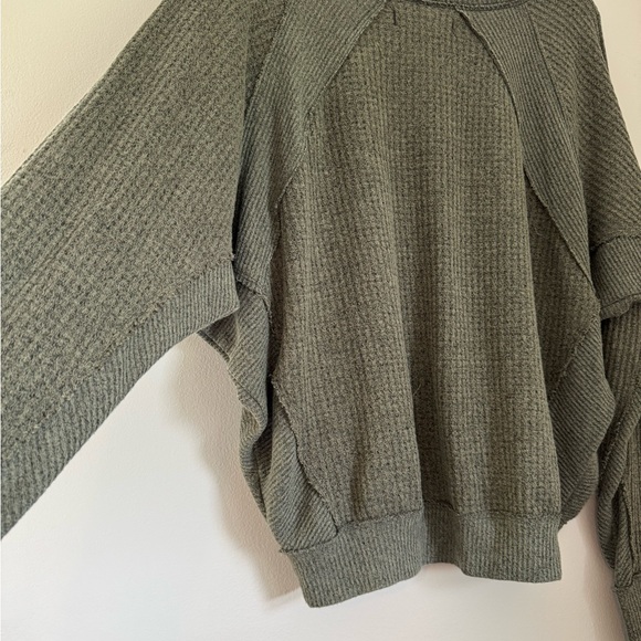 Free People We The Free Santa Clara Waffle Knit Top - Picture 11 of 13